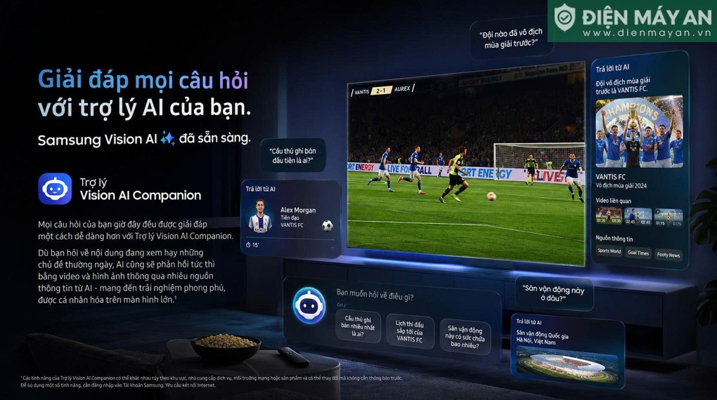 Smart Tivi Samsung AI 4K 85 inch UA85U8500H (85U8500H)